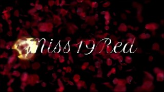Making myself wet while the husband sits in the corner - Solo - pussy play - Miss19Red