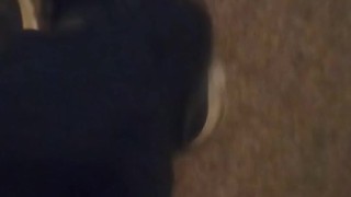 Dark Sneakers Shoes & Cute Striped Fuzzy Dirty Socks (No Audio)
