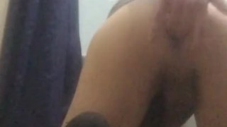 Trying to fist my butt