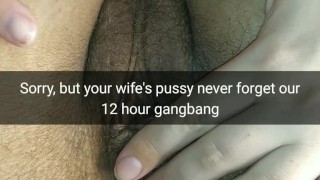 My wife's pussy will never be the same again after this 12 hour BBC gangbang [Cuckold. Roleplay]