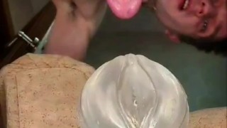 Dick Throbbing close-up. Breeding Fleslight. AntSlimXXX