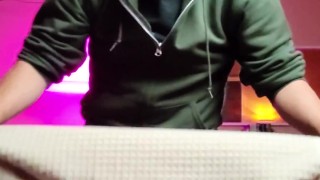 Blanket Trick FAIL (Accidental Cumshot)