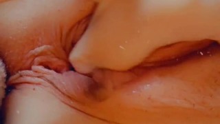 Watch me rub my pretty, wet pussy