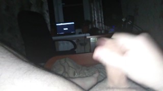 Артем сосет сам себе дрочит ногами лижет ноги self suck autofellatio self footjob