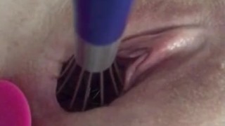 Fucking my whisk while plugged