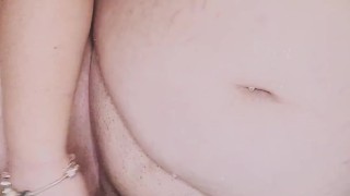 Fucking myself in a steamy shower