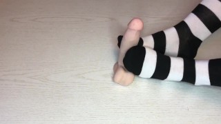 Sockjob with high socks
