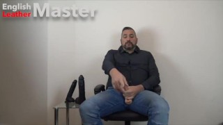 Interviewer asks for demonstration of skills using dildos. Toy instructions and JOI PREVIEW