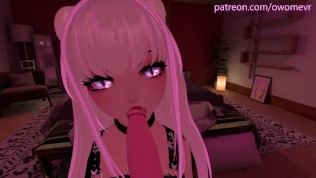Beautiful Pov Blowjob in Vrchat - With Lewd Moaning and Asmr Noises [vrchat Erp, 3d Hentai] 
