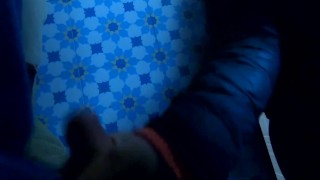 Risky FLASH PAYS OFF! Real STRANGER, scared at first, gives HELPING HANDJOB in big store.