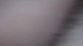 Masturbating with a homemade dildo