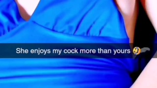Cheating gf cuckolds bf on snapchat after practice - Emma_Model 