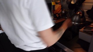 cute neighbor turned out to be an anal whore!