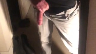 playing with my huge fat cock for a friend