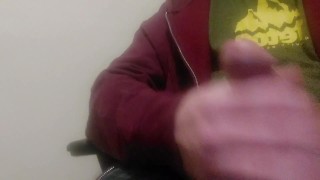 Swollen nuts full of cum leads an edging cock to drain every drop of delicious jizz 