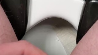 A Quick Wank on a Toilet