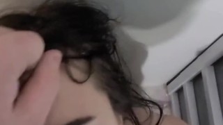 POV Messy Throat Fuck and Facial
