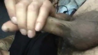 Jerk tease edging to build up cumshot 