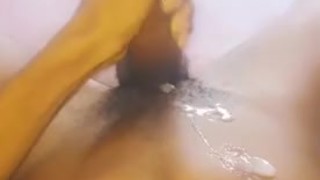 Huge Cumshot From Big Black Uncut Dick