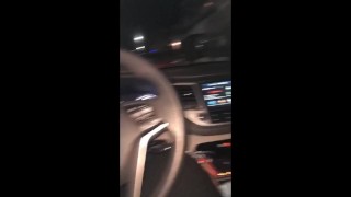 Public Lush Fun turns into 9” dildo fuck