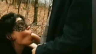 Dominated her pussy in the woods 