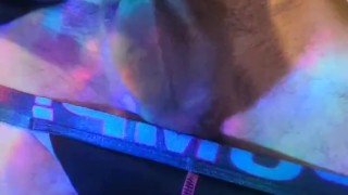 Quick teaser jerk off uncut big cock