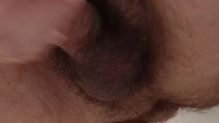 Pissing in the bathroom, jerking off, dreaming about your wet and slippery pussy.