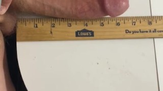 Big Cock Measuring and Play