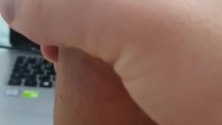 Making the dick drool a lot