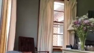 Hung Black Jock Fucks White Twink Doggystyle In Front Of Window For Ppl To See