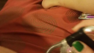 Playing with my fat pussy through my panties