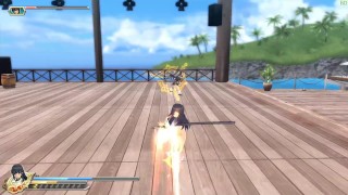 Ikaruga Nude Gameplay | Senran Kagura Estival Versus