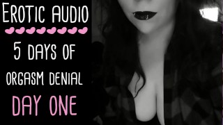 Orgasm Control Denial ASMR Audio Series DAY 1 OF 5 Audio Only JOI FemDom Lady Aurality