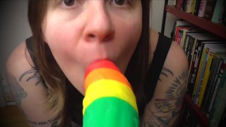POV: SUCKING YOUR HUGE COCK AT THE LIBRARY