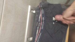 having an orgasm on my underwear