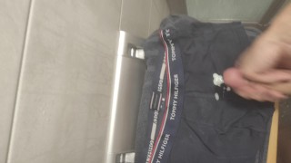 having an orgasm on my underwear