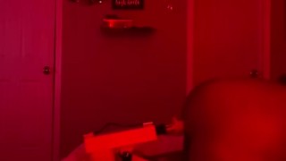 Lonely lesbians fucks herself