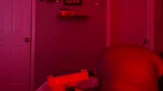 Lonely lesbians fucks herself