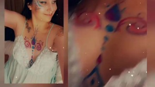 Body paint tease