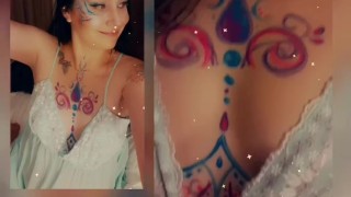 Body paint tease