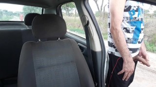 Peeing And Cumming While Men Passing By...