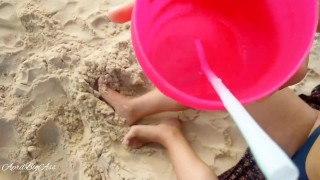 drink pee on the beach in brazil, high risk, i drink more than 3 liters of pee -aprilbigass-