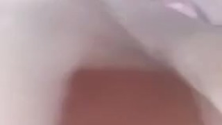 Playing with my 7 inch DILDO until I CUM while my husband Showering! 