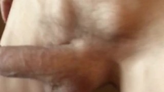 Huge dick bouncing in slow motion is a soft flaccid big cock