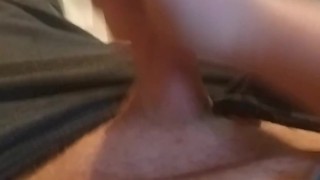 Jerking off my small soft cock