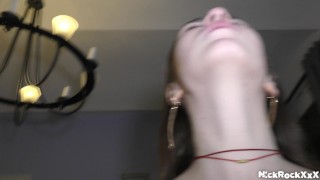 Met a teenager 18yo and fucked her at home ! Vivian Grace with Big ass