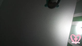 Giant femboy steps and sits on you POV