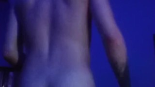 Sexy italian muscle Twink dance and show off big ass