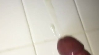 Quick edging cumshot solo male massive cumload 
