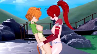LESBIAN JILL X LETHE 3D HENTAI